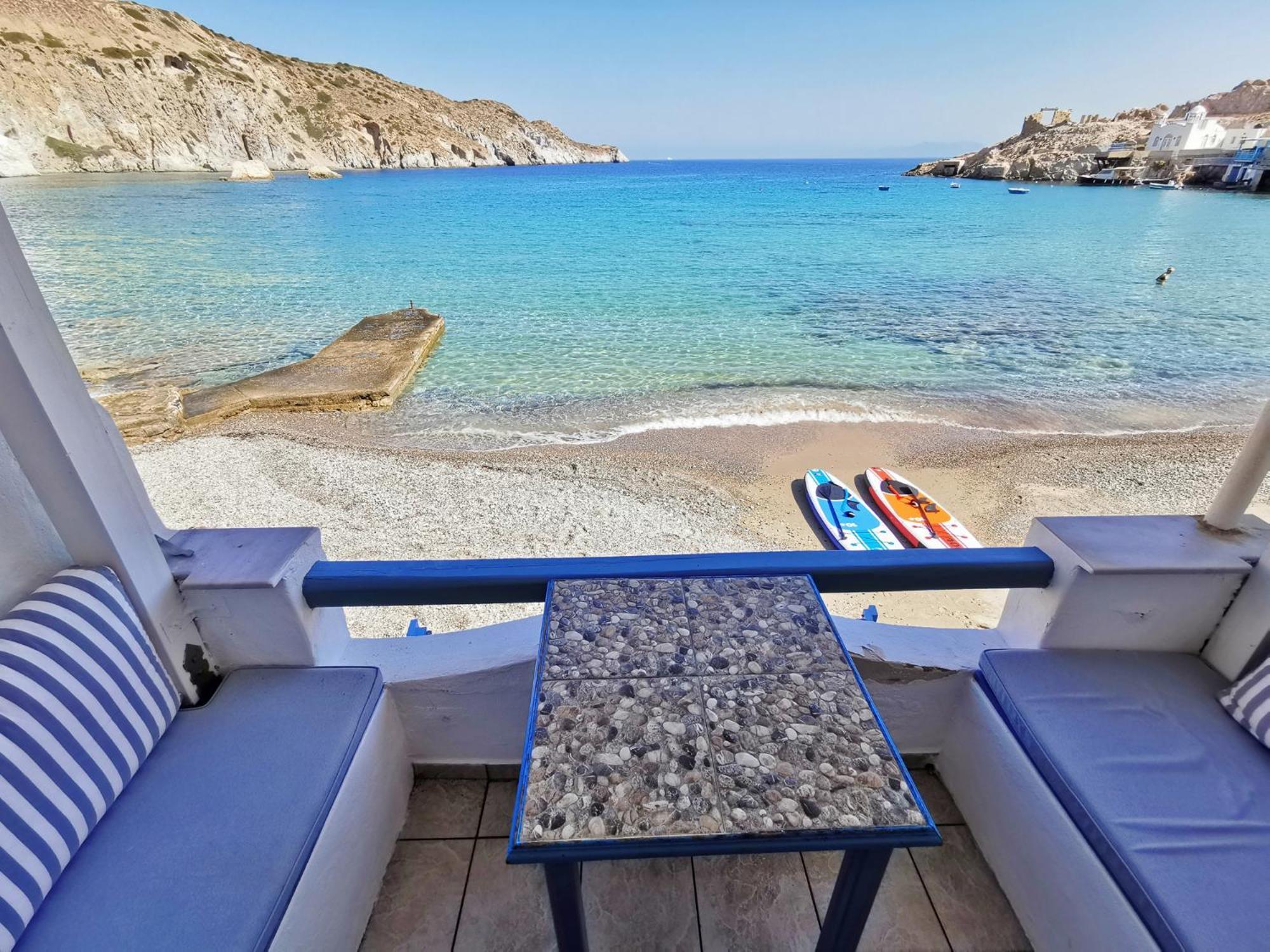 Blue Mare Apartments On The Beach Firopotamos Pokój zdjęcie